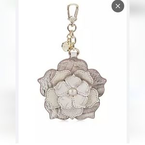 Brahmin Magnolia Coconut  Melbourne Key Fob